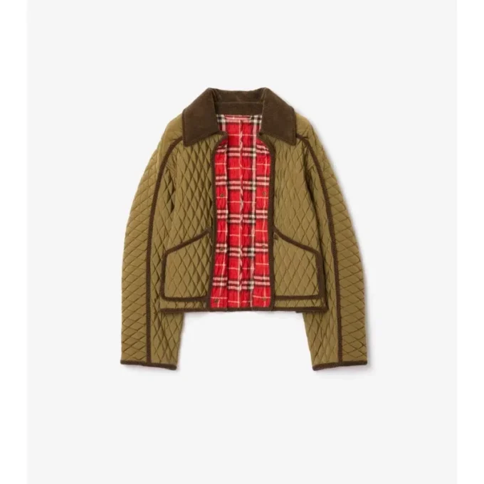 Kort quiltad Floriston-jacka i nylon Kort quiltad Floriston-jacka i nylon