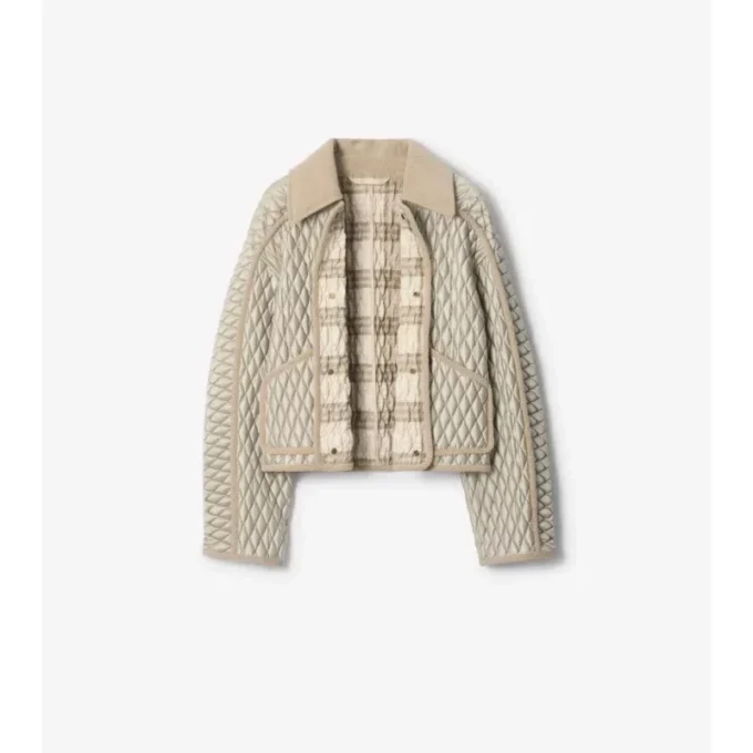 Kort quiltad Floriston-jacka i nylon Kort quiltad Floriston-jacka i nylon