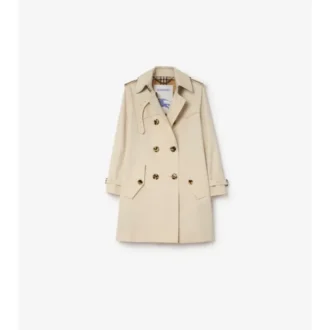 Kort Summerside-Trench Coat i Gabardine 
