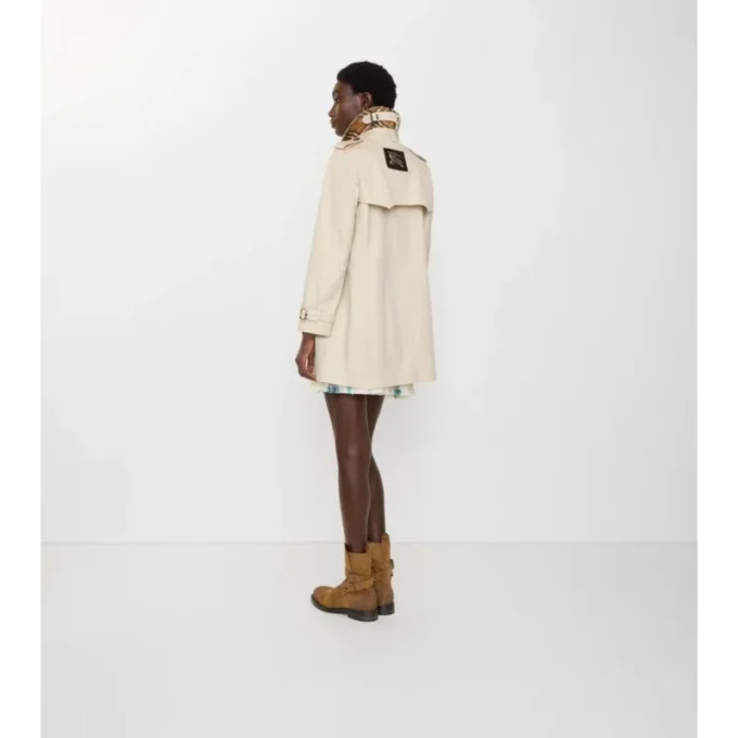 Kort Summerside-Trench Coat i Gabardine Kort Summerside-Trench Coat i Gabardine