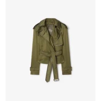 Kort Trench Coat i nylonblandning
