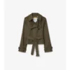 Kort trenchcoat i Tropical Gabardine Kort trenchcoat i Tropical Gabardine