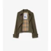 Kort trenchcoat i Tropical Gabardine Kort trenchcoat i Tropical Gabardine