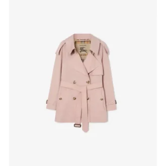 Kort Tropical Gabardine Trench Coat i Fitzrovia-modell