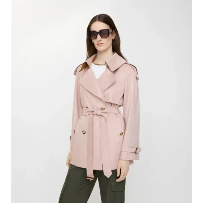 Kort Tropical Gabardine Trench Coat i Fitzrovia-modell Kort Tropical Gabardine Trench Coat i Fitzrovia-modell