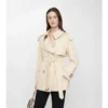 Kort Tropical Gabardine Trench Coat i Fitzrovia-modell Kort Tropical Gabardine Trench Coat i Fitzrovia-modell