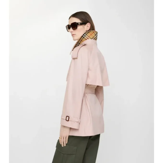 Kort Tropical Gabardine Trench Coat i Fitzrovia-modell Kort Tropical Gabardine Trench Coat i Fitzrovia-modell