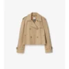 Kortare Mayfair-trenchcoat i Gabardine Kortare Mayfair-trenchcoat i Gabardine