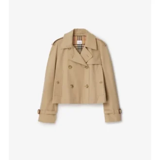 Kortare Mayfair-trenchcoat i Gabardine