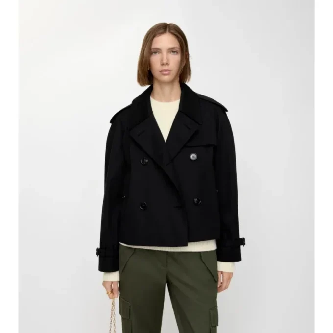 Kortare Mayfair-trenchcoat i Gabardine Kortare Mayfair-trenchcoat i Gabardine