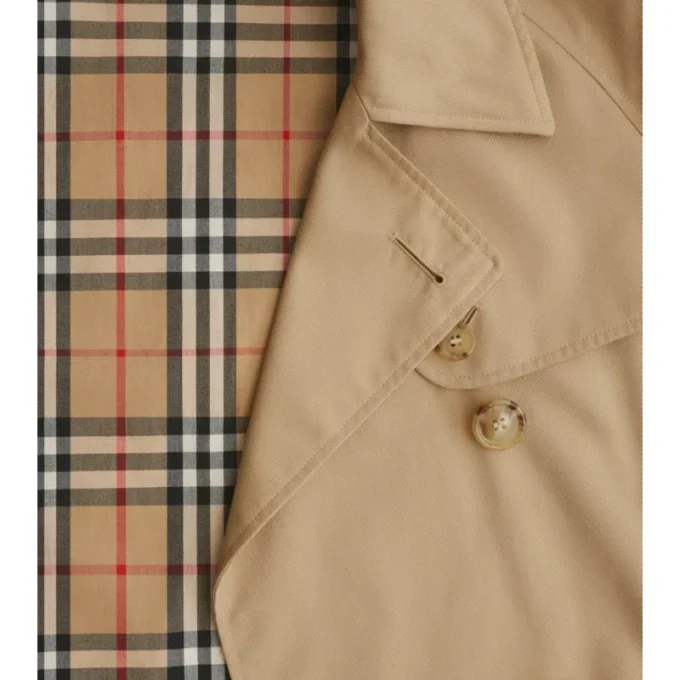 Kortare Mayfair-trenchcoat i Gabardine Kortare Mayfair-trenchcoat i Gabardine