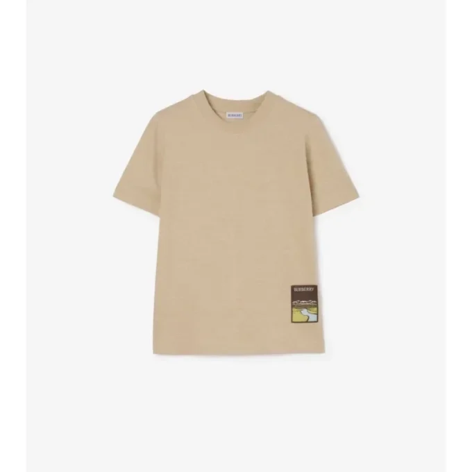 Landscape Label bomullst-shirt Landscape Label bomullst-shirt