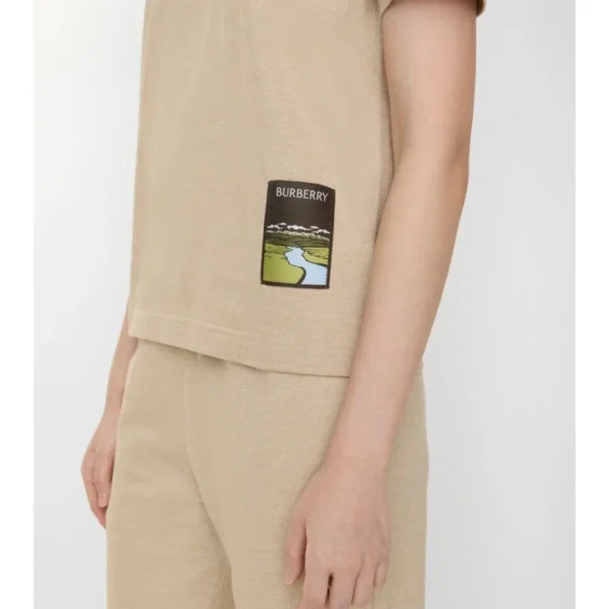Landscape Label bomullst-shirt Landscape Label bomullst-shirt