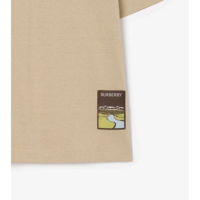 Landscape Label bomullst-shirt Landscape Label bomullst-shirt