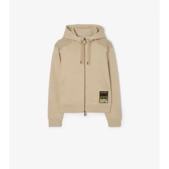 Landscape Label bomullströja med dragkedja
