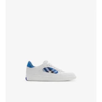 Läder- och rutiga Terrace-Sneakers 