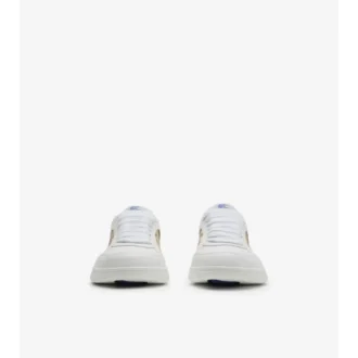 Läder- och rutiga Terrace-Sneakers 