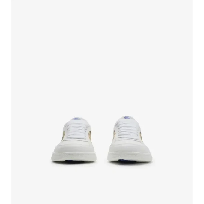 Läder- och rutiga Terrace-Sneakers Läder- och rutiga Terrace-Sneakers