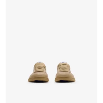 Läder- och rutiga Terrace-Sneakers 