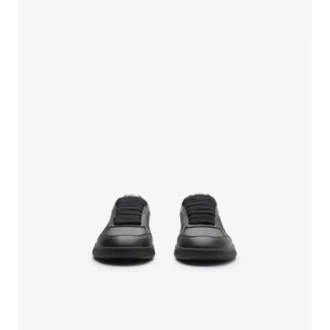 Läder- och rutiga Terrace-Sneakers 