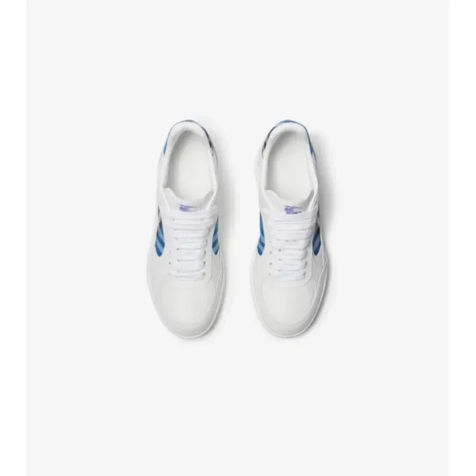 Läder- och rutiga Terrace-Sneakers Läder- och rutiga Terrace-Sneakers