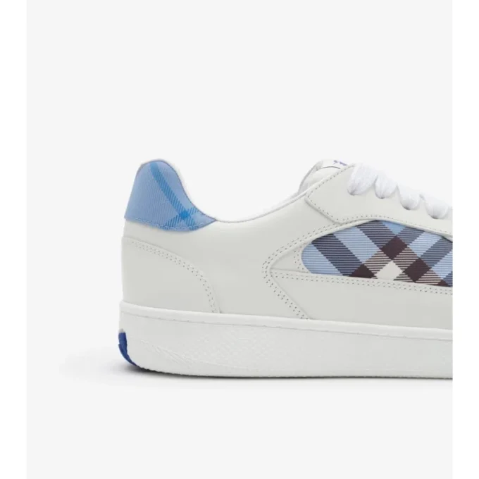 Läder- och rutiga Terrace-Sneakers Läder- och rutiga Terrace-Sneakers