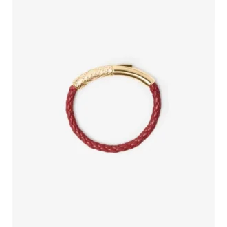 Läderarmband med rutmönster Läderarmband med rutmönster
