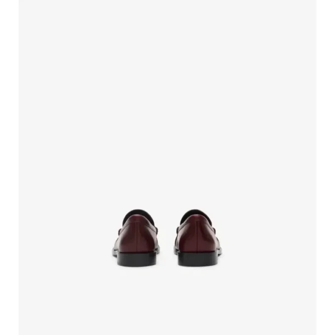 Läderloafers i kadettstil Läderloafers i kadettstil