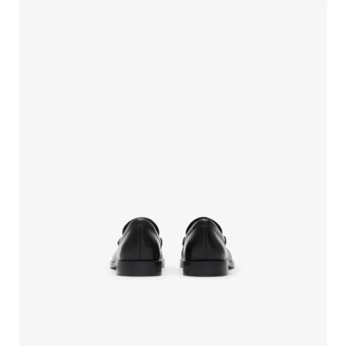 Läderloafers i kadettstil Läderloafers i kadettstil