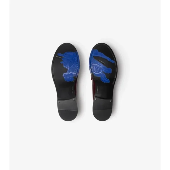 Läderloafers i kadettstil Läderloafers i kadettstil