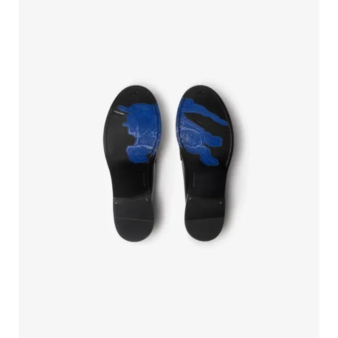 Läderloafers i kadettstil Läderloafers i kadettstil