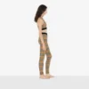 Leggings i stretchjersey med rutmönster Leggings i stretchjersey med rutmönster