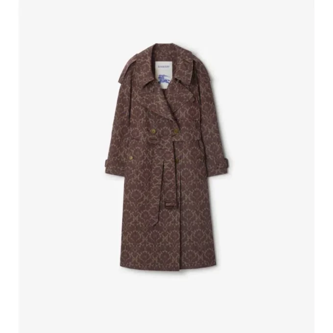 Lång barock Trench Coat i viskosblandning, Fitzrovia Lång barock Trench Coat i viskosblandning, Fitzrovia