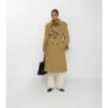 Lång canvas-Trench Coat i Fitzrovia-modell med värmefoder Lång canvas-Trench Coat i Fitzrovia-modell med värmefoder