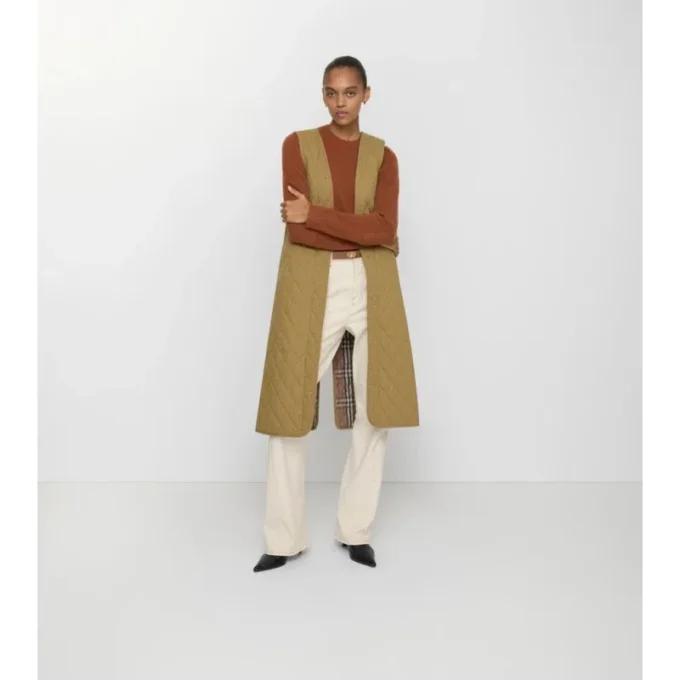 Lång canvas-Trench Coat i Fitzrovia-modell med värmefoder Lång canvas-Trench Coat i Fitzrovia-modell med värmefoder