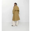 Lång canvas-Trench Coat i Fitzrovia-modell med värmefoder Lång canvas-Trench Coat i Fitzrovia-modell med värmefoder