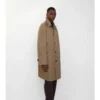 Lång Car Coat i fiskbensmönstrad ull från Dual Burberry Lång Car Coat i fiskbensmönstrad ull från Dual Burberry