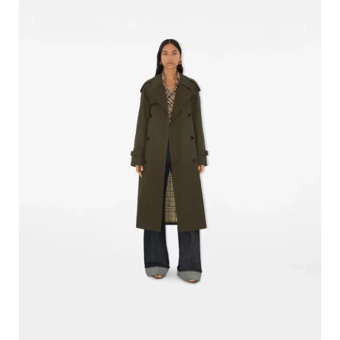 Lång Castleford-Trench Coat Lång Castleford-Trench Coat
