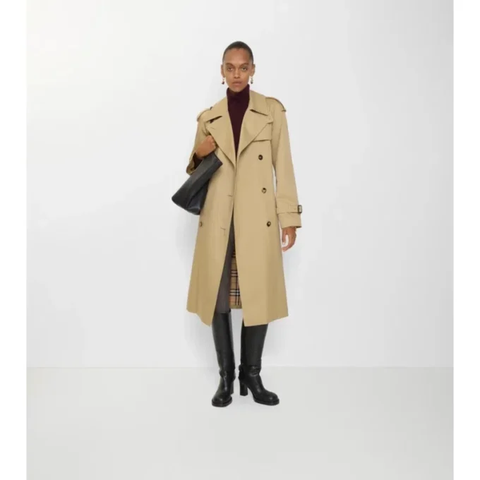Lång Castleford-Trench Coat Lång Castleford-Trench Coat