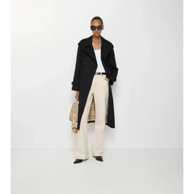Lång Castleford-Trench Coat Lång Castleford-Trench Coat