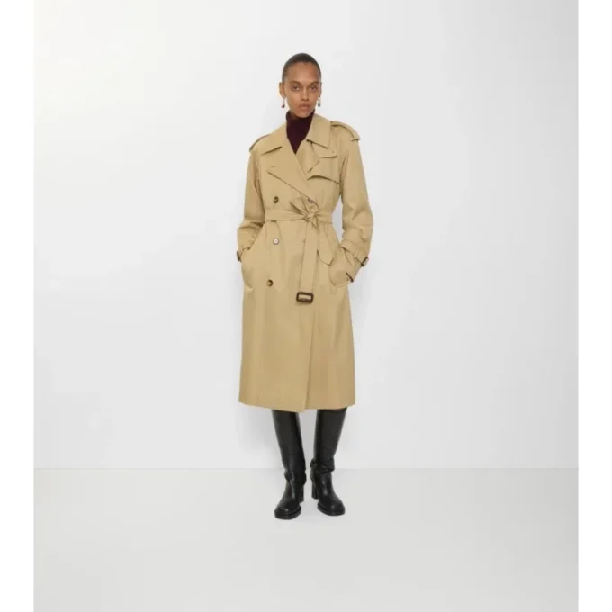 Lång Castleford-Trench Coat Lång Castleford-Trench Coat