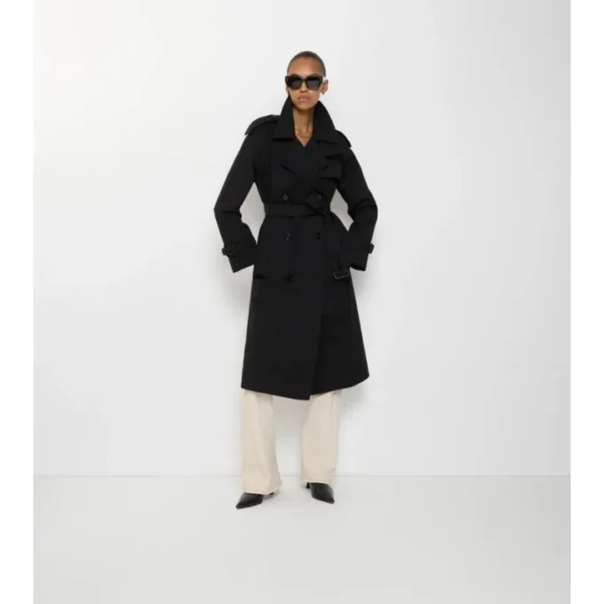 Lång Castleford-Trench Coat Lång Castleford-Trench Coat