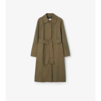 Lång gabardine Car Coat