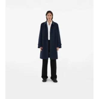 Lång gabardine Car Coat
