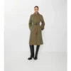 Lång gabardine Car Coat Lång gabardine Car Coat