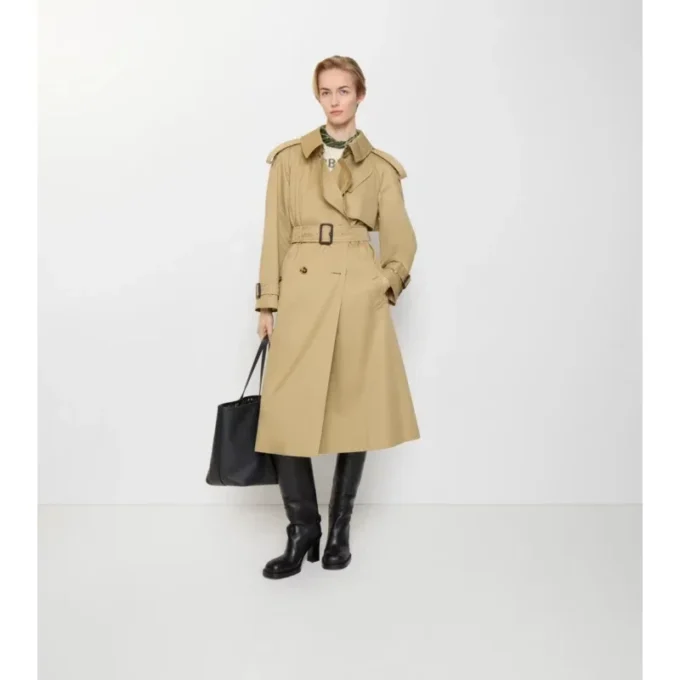 Lång gabardine-Trench Coat Fitzrovia