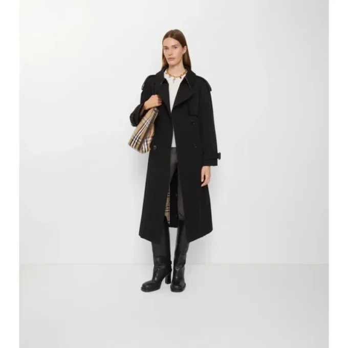 Lång gabardine-Trench Coat Fitzrovia