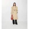 Lång gabardine-Trench Coat Fitzrovia med värmande foder Lång gabardine-Trench Coat Fitzrovia med värmande foder