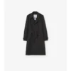 Lång geometrisk nylonblandad Trench Coat från Foxfield Lång geometrisk nylonblandad Trench Coat från Foxfield