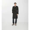 Lång geometrisk nylonblandad Trench Coat från Foxfield Lång geometrisk nylonblandad Trench Coat från Foxfield